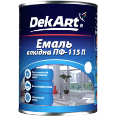 Эмаль алкидная DekArt ПФ 115П вишневая 0,9 кг