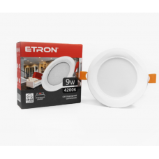 Светильник ETRON 1-EDP-625 9W 4200К IP40 круг